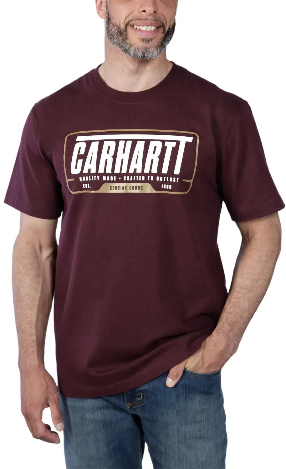 Carhartt Heavyweight S/S Graphic T-Shirt 106091 - port - L