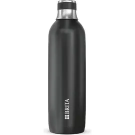 Brita sodaTRIO Edelstahl Sodaflasche 0.9l schwarz (1046734)