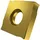 Pramet Wendeschneidplatte ISO SNHQ 1207AZTN:M8330 D. 5 mm PVD beschichtet Farbe Gold 10 Stück