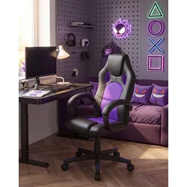 Beliani FIGHTER Gamingstuhl Schwarz/Violett