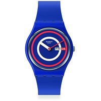 Swatch Unisexuhr SO28N703 - blau