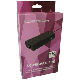 LC-POWER LC-NB-PRO-120 Netzteil & Spannungsumwandler Indoor 120 W Schwarz