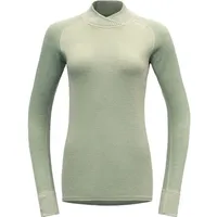 Devold Kvitegga Merino 230 Cross Neck Damen Merinoshirt raw white M