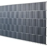 Floraworld Sichtschutzstreifen 200 x 19 cm grau PVC 5 St.