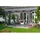 SKANHOLZ Terrassenüberdachung Ancona 434 x 350 cm schiefergrau