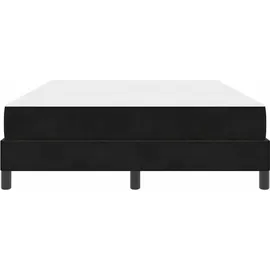 vidaXL Boxspringbett 160 x 200 cm Schwarz