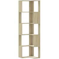 vidaXL Eckregal Bücherregal 50 x 50 x 179 cm Sonoma-Eiche