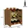 Proregal Weinregal 36 x 34,4 x 26,5 cm Braun