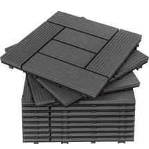 DEUBA WPC Casaria Mosaik Anthrazit 30 x 30 cm 1 St.