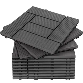 DEUBA WPC Casaria Mosaik Anthrazit 30 x 30 cm 1 St.