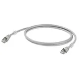 Weidmüller 1165940350 RJ45 Patchkabel CAT 6a S/FTP 35.00m Grau UL-zertifiziert 1St.