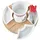 DKD Home Decor Fondue Set DKD Home Decor Rot 26,5 x 26,5 x 1,5 cm 10 pcs)