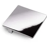 SOTECH 5 x Möbelgriff STORM BA 32 mm Chrom poliert 55 x 55 x 20 mm Schrankgriff Schubladengriff von JUNKER DESIGN