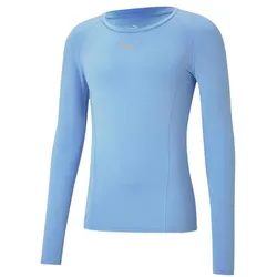 Puma Liga Baselayer Langarm Shirt Herren - hellblau -XL