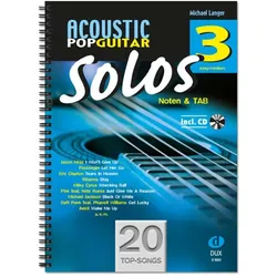 Edition DUX Michael Langer - Acoustic Pop Guitar Solos 3 - Notenbuch