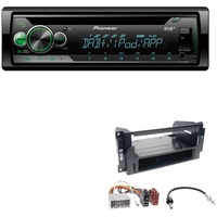 Pioneer DEH-S410DAB 1-DIN CD Digital Autoradio AUX-In USB DAB+ Spotify mit Einbauset für Dodge Caliber 2006-2010