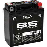 BS Battery 300671 BB5L-B SLA Motorrad Batterie, Schwarz