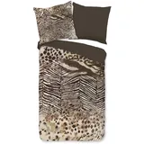Muller Textil Skins Leopard Braun 135 x 200 cm + 2 x 80 x 80 cm