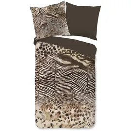 Muller Textil Skins Leopard Braun 135 x 200 cm + 2 x 80 x 80 cm