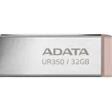 A-Data ADATA UR350 32 GB, (nickel/braun, USB-A silber/braun 32GB, USB-A 3.0 (UR350-32G-RSR/BG)