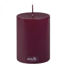 Sovie CANDLES Stumpenkerze 100 mm rot
