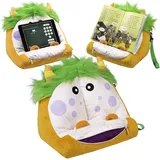Cuddly Reader Kinder iPad Ständer | Tablet-Ständer | Buchhalter | Lesekissen | Lesen im Bett zu Hause | Tablet-Schoßauflage | Lustige Geschenkidee für Leser, Buchliebhaber | Handys & eReader (Luca)