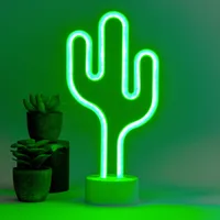 Legami Kaktus LED-Lampe mit Neoneffekt Tischlampe