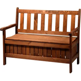 Dobar Gartenbank 115 x 58 x 89 cm braun