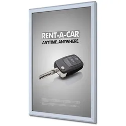 Klapprahmen Plakatrahmen 50x70cm 32mm Rahmen Alu Klapprahmen für Fenster
