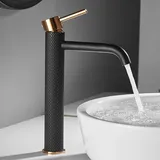 Timaco Einhandmischer Schwarz Gold