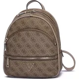 GUESS Manhattan Backpack latte logo
