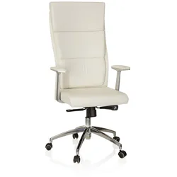 hjh OFFICE Luxus Chefsessel MONZA 20 Leder mit Armlehnen