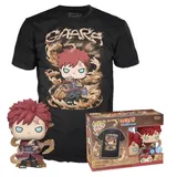 Funko - POP! - Pop! & Tee (Adult): Naruto - Gaara (Glows in the Dark) Vinyl Figure and T-Shirt (L)