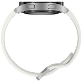 Samsung Galaxy Watch4 silver 40 mm LTE Sport Band weiß