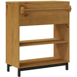 vidaXL Bartisch FLAM 92 x 45 x 110 cm Braun