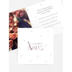 Einladungen Weihnachtskarten selbst gestalten mit Spruch und Fotos im Onlinedesigner bei Meine-Kartenmanufaktur.de