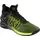 Kempa Unisex Attack Mid Sport-Schuhe, schwarz/Fluo gelb, 42 EU