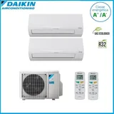 Daikin Air Conditioner Dual 2AM XF50A+ATXF25A+ATXF35A 9000+12000 9 + 12 Btu A+