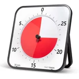 Time Timer MAX - Extra-Large Visueller Analog-Timer (44x44cm) - Austauschbare Zifferblätter - Optionaler Akustischer Alarm - Kein Lautes Ticken