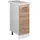 Vicco Apothekerschrank R-Line Medizinschrank für die Küche Sonoma/Weiß 30 cm AP Marmor