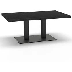 BIG Möbel GmbH Gastro Loungetisch 120x70 cm | Marmor Dunkel | Gusseisengestell