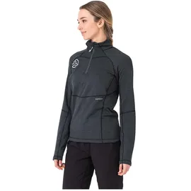 Ternua Momhill Fleece Mit Halbem Reißverschluss - Whales Grey - M