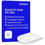 Duravit D-Code WC-Sitz Absenkautomatik Weiß