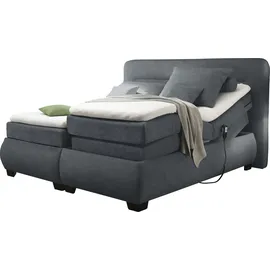 ed exciting design Evolution Boxspringbett mit Motor 180x200cm elektrisch Doppelbett Anthrazit Ausführung:Variante 2
