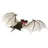 Magni W WIDMANN MILANO Party Fashion 10052 - Haarige Fledermaus mit pulsierend, blinkenden LED-Augen, 89cm, Dekoration, Hängedekoration, Horror, Halloween, Mottoparty