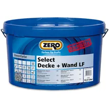 Zero-Lack ZERO Select Decke + Wand LF Weiß matt 12,5 l