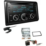 Pioneer Autoradio CD Bluetooth USB Einbauset für Alfa Romeo 159 ohne OEM Navi