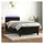 vidaXL Boxspringbett 100 x 200 cm Schwarz
