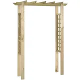 vidaXL Rosenbogen 150 x 60 x 204 cm Holz Imprägniert
