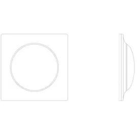 FIBARO Walli Controller, Z-Wave Plus, glänzend weißes Design